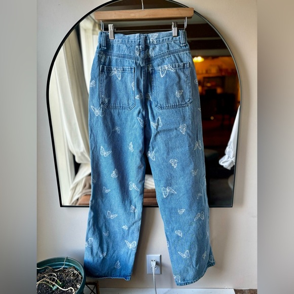🦋 Simple SOCIETY | Y2K high rise butterfly Jean | size 27 - Picture 3 of 6